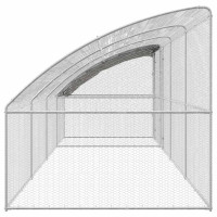 Produktbild för Hönshus 4 pcs Silver 800 x 200 x 200 cm Stål och PE