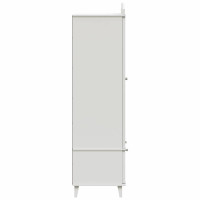 Produktbild för Krittavla Garderob ROROS Vit 90 x 45 x 165 cm Konstruerat trä