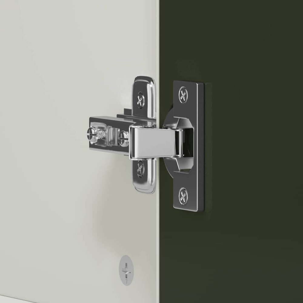 Produktbild för Krittavla Garderob ROROS Vit 90 x 45 x 165 cm Konstruerat trä