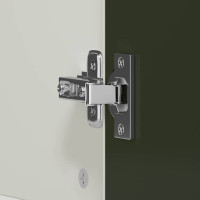 Produktbild för Krittavla Garderob ROROS Vit 90 x 45 x 165 cm Konstruerat trä