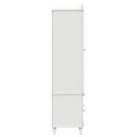 Produktbild för Krittavla Garderob ROROS Vit 90 x 45 x 180 cm Konstruerat trä