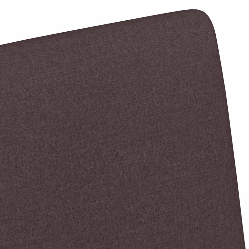 Produktbild för Matstolar med hjul med hjul 2 pcs Mörkbrun 57 x 66 x 94 cm tyg