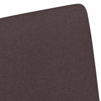 Produktbild för Matstolar med hjul med hjul 2 pcs Mörkbrun 57 x 66 x 94 cm tyg