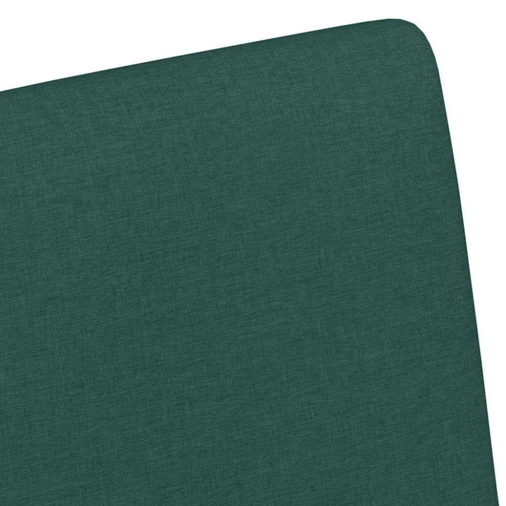 Produktbild för Matstolar med hjul med hjul 2 pcs Mörkgrön 57 x 66 x 94 cm tyg