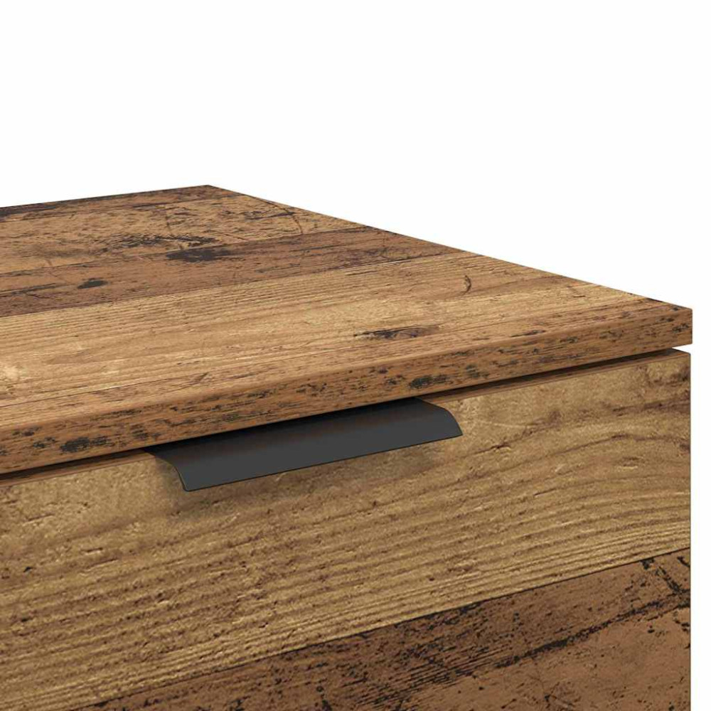 Produktbild för Sängskåp 2 pcs Gammalt trä 40 x 39 x 40 cm Konstruerat trä