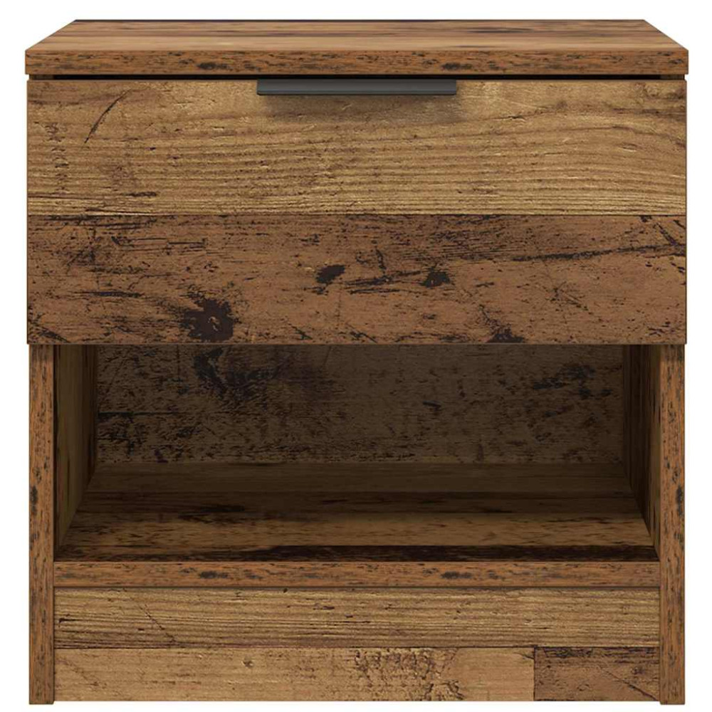 Produktbild för Sängskåp 2 pcs Gammalt trä 40 x 39 x 40 cm Konstruerat trä