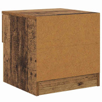Produktbild för Sängskåp 2 pcs Gammalt trä 40 x 39 x 40 cm Konstruerat trä