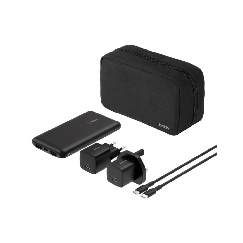 Produktbild för Belkin BoostCharge power bank - USB-C, 2 x USB - 15 watt