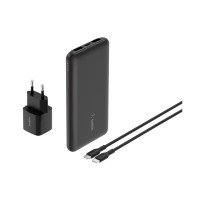 Produktbild för Belkin BoostCharge power bank - USB-C, 2 x USB - 15 watt