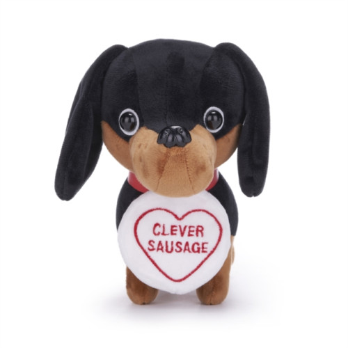 POSH PAWS INTERNATIONAL Love Hearts 7" Clever Sausage Dog Plush Gift