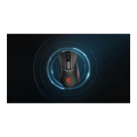 Produktbild för MSI Clutch GM51 - mus - låg vikt - 2.4 GHz, Bluetooth, USB