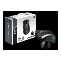 Produktbild för MSI Clutch GM51 - mus - låg vikt - 2.4 GHz, Bluetooth, USB