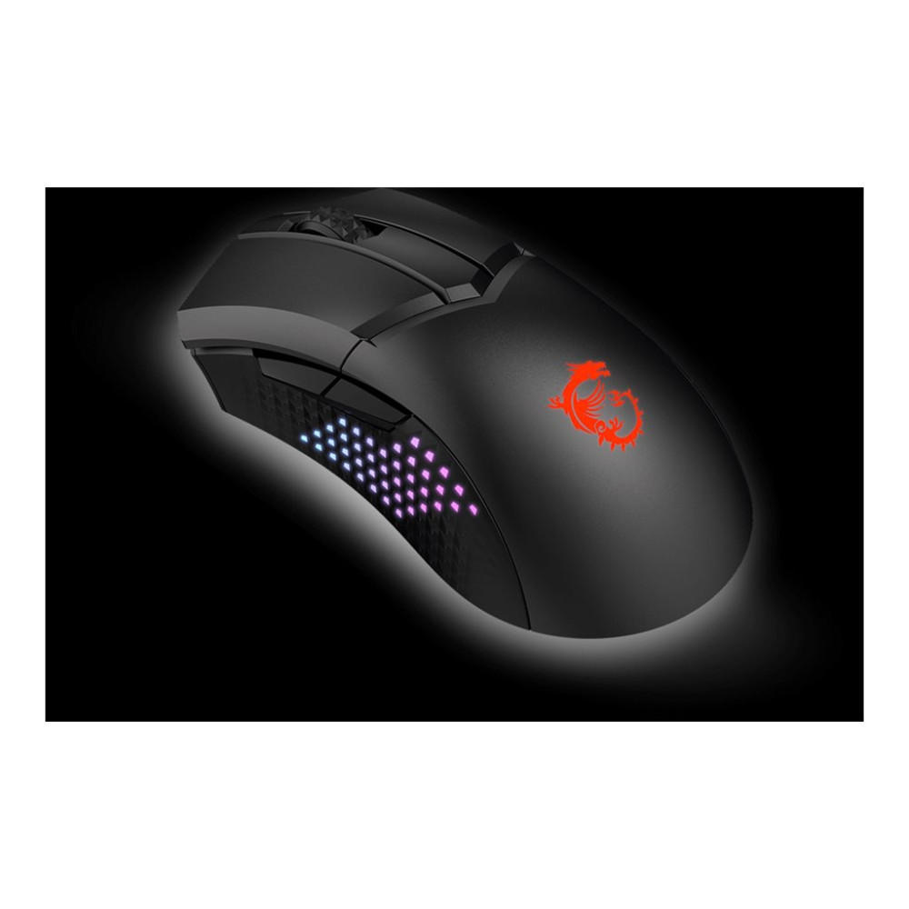 Produktbild för MSI Clutch GM51 - mus - låg vikt - 2.4 GHz, Bluetooth, USB