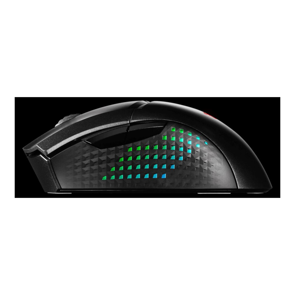 Produktbild för MSI Clutch GM51 - mus - låg vikt - 2.4 GHz, Bluetooth, USB