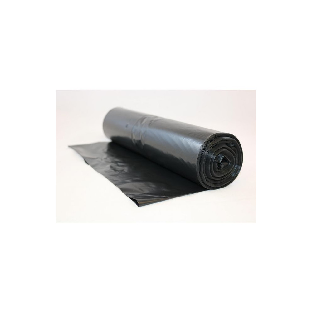 Produktbild för Plastsäck LD R100% 70L 30my svart 25/rl