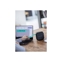 Produktbild för Brother P-Touch Cube Plus PT-P710BT - etikettskrivare - svartvit - termisk överföring