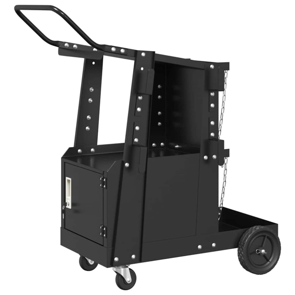 Produktbild för Svetsvagn Svart 91 x 47 x 96 cm Stål
