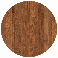Produktbild för Bordsskiva Mörkbrun Ø 60 x 4 cm Massivt Ekträ