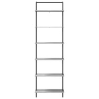 Produktbild för Hyllsystem Grå Sonoma 60 x 24 x 203 cm Konstruerat trä