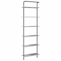 Produktbild för Hyllsystem Grå Sonoma 60 x 24 x 203 cm Konstruerat trä
