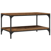 Produktbild för Kaffeebord Gammalt trä 80 x 50 x 40 cm Konstruerat trä
