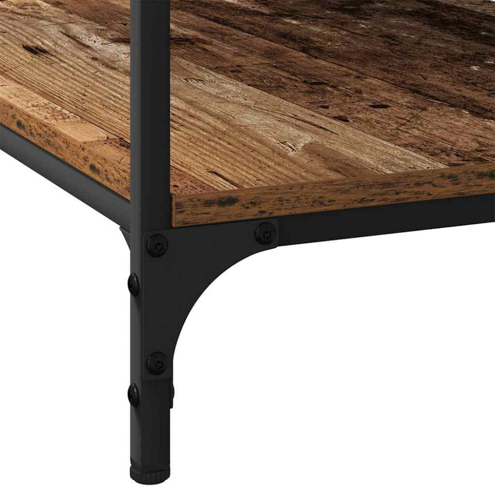 Produktbild för Kaffeebord Gammalt trä 80 x 50 x 40 cm Konstruerat trä