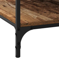 Produktbild för Kaffeebord Gammalt trä 80 x 50 x 40 cm Konstruerat trä