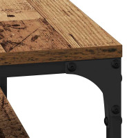 Produktbild för Kaffeebord Gammalt trä 80 x 50 x 40 cm Konstruerat trä