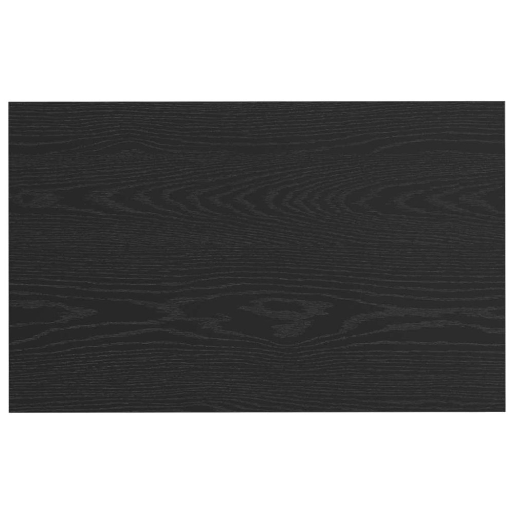 Produktbild för Kaffeebord Svart Ek 82 x 50 x 40 cm Konstruerat trä