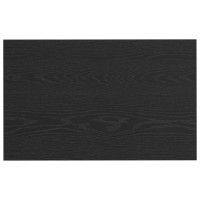 Produktbild för Kaffeebord Svart Ek 82 x 50 x 40 cm Konstruerat trä