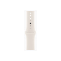 Produktbild för Apple Watch Series 10 (GPS + Cellular) - guld titan - smart klocka med sportband - starlight - 64 GB