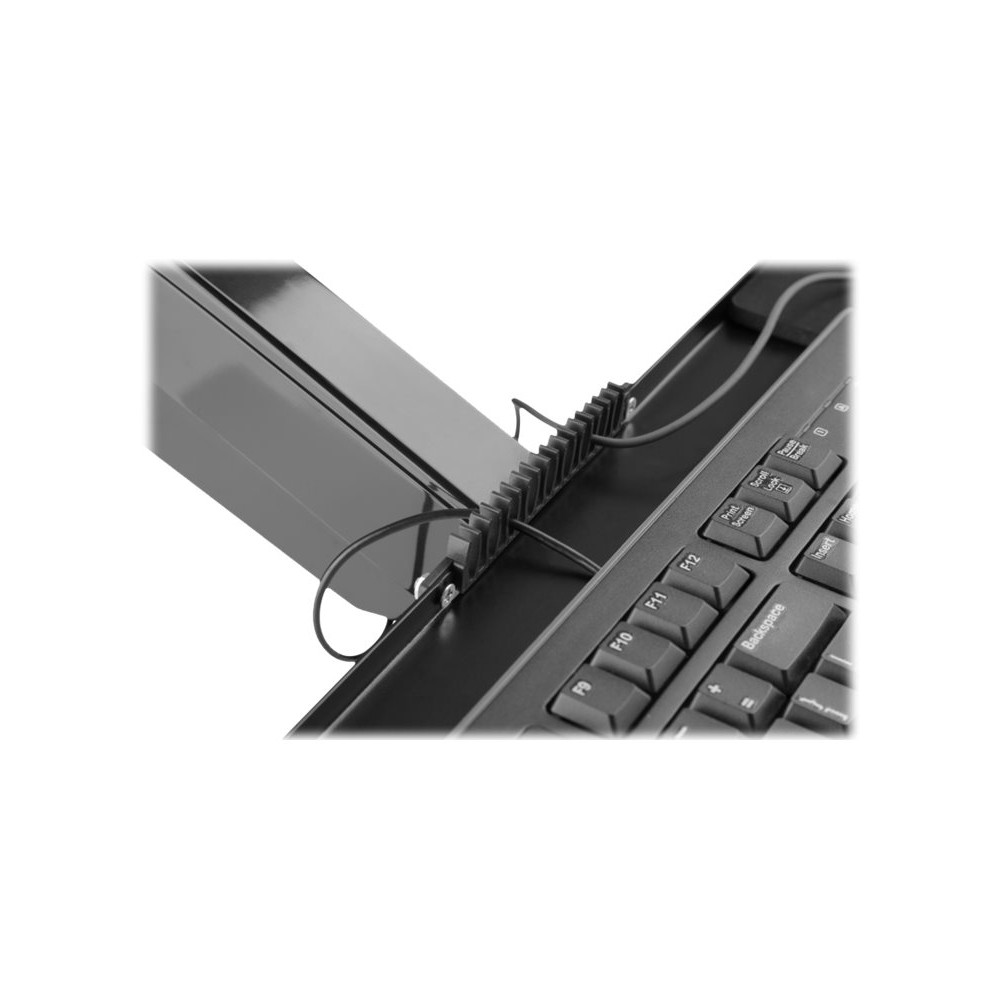 Produktbild för DIGITUS DA-90372 monteringssats - för LCD-skärm/tangentbord/mus/processor - svart