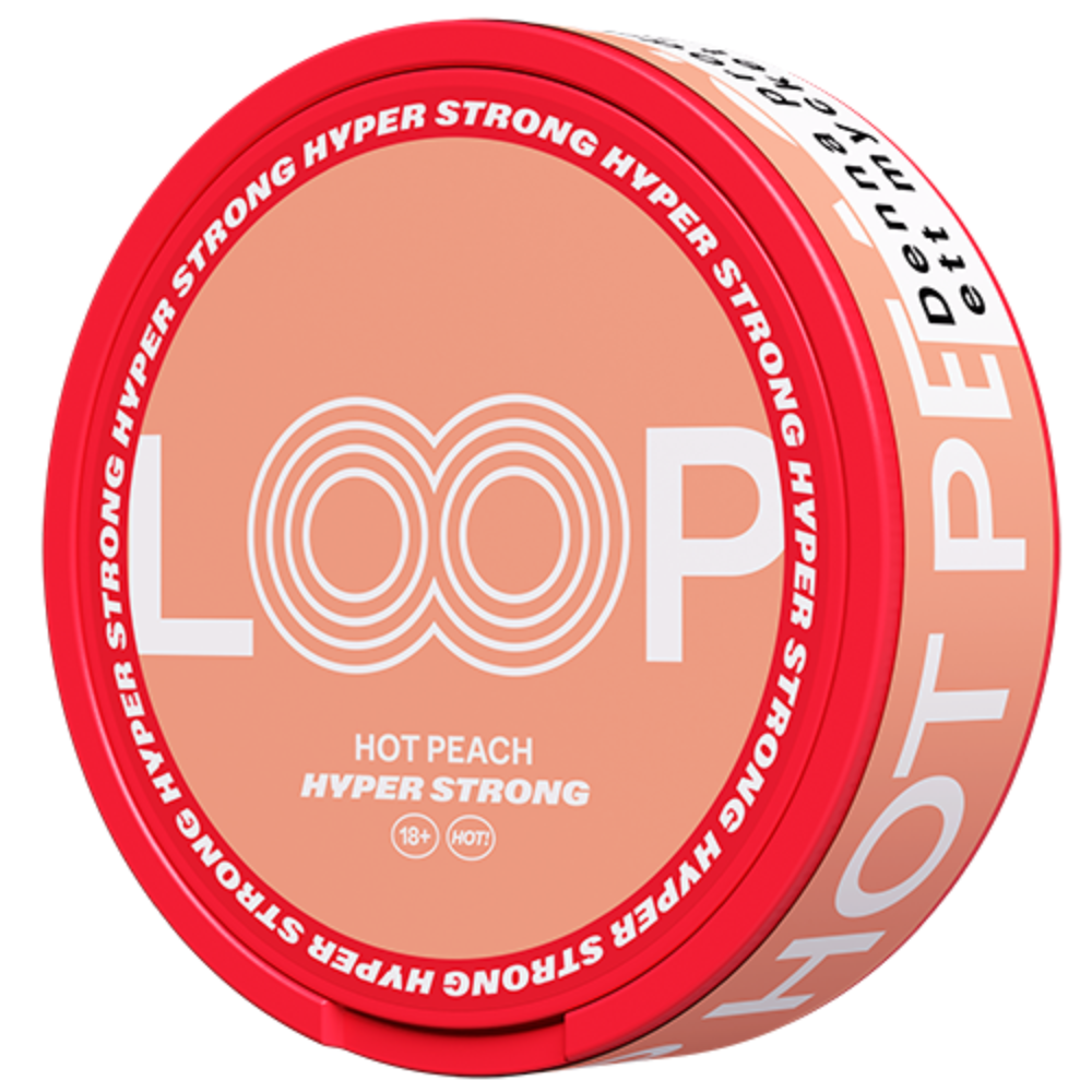 Produktbild för Loop Hot Peach Hyper Strong 10-pack