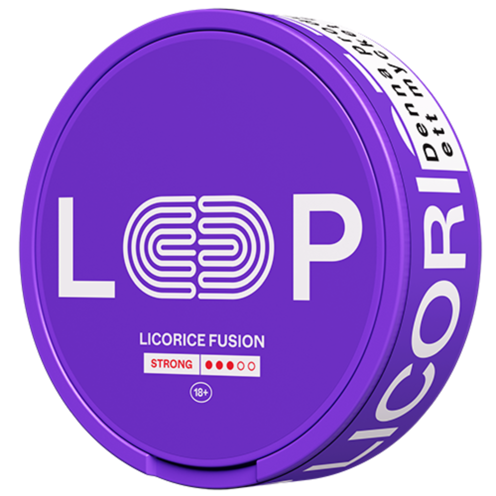 Produktbild för Loop Licorice Fusion Strong 10-pack