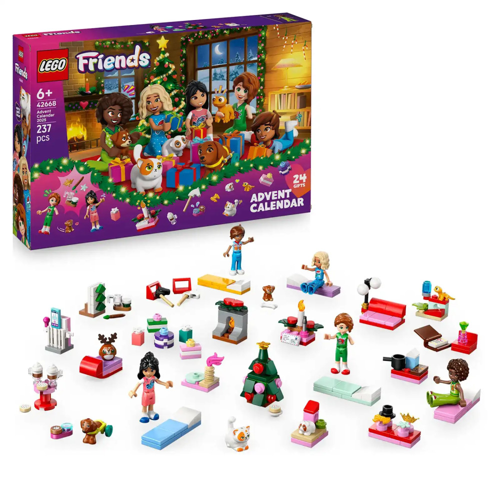 Produktbild för LEGO® Friends 42668 Adventní kalendář 2025