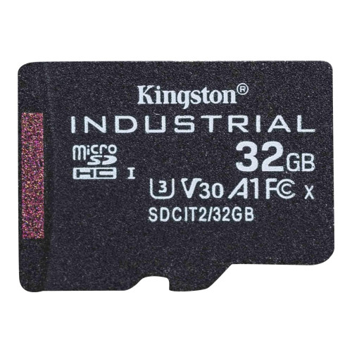 Kingston Technology Kingston Industrial - flash-minneskort - 32 GB - microSDHC UHS-I