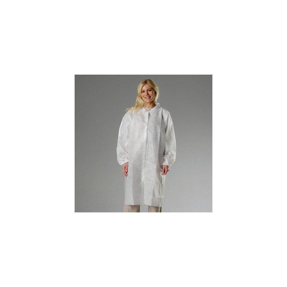 Produktbild för Besöksrock GRANBERG vit non-woven 100/fp