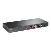 Produktbild för TP-Link JetStream TL-SL1218P - V1 - switch - 16 portar - ohanterad - rackmonterbar