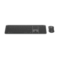 Produktbild för Logitech Signature Slim Combo MK950 - sats med tangentbord och mus - 100% full size - QWERTZ - tysk - grafit Inmatningsenhet