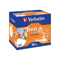 Produktbild för Verbatim - DVD-R x 10 - 4.7 GB - lagringsmedier