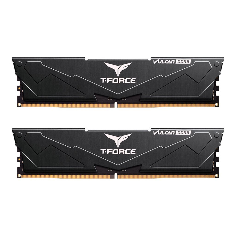 Produktbild för T-FORCE Vulcan - DDR5 - sats - 32 GB: 2 x 16 GB - DIMM 288-pin - 6000 MHz / PC5-48000