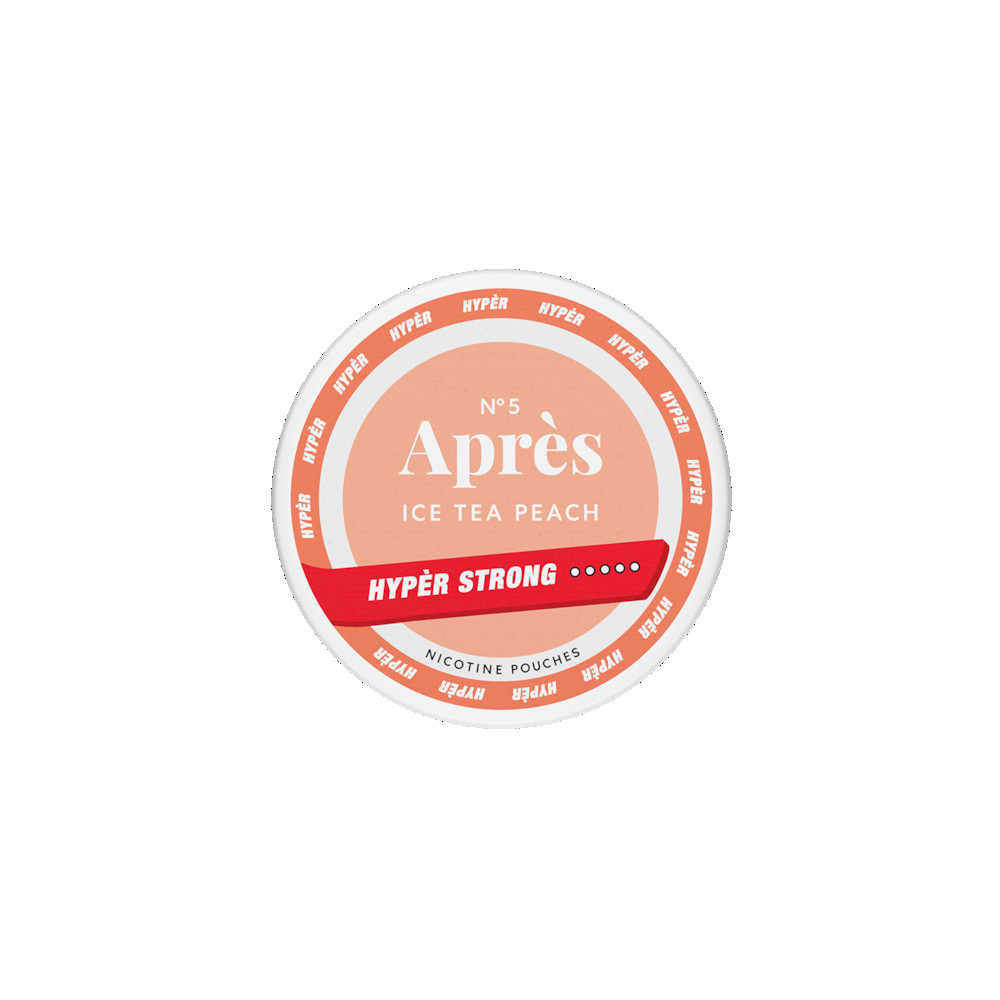 Produktbild för No.5 Après Ice Tea Peach - Hypèr Strong 10-pack