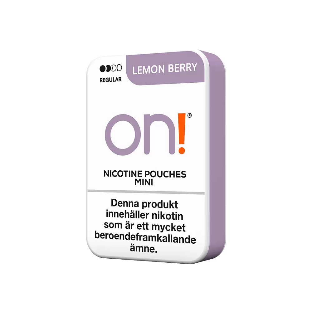 Produktbild för on! Lemon Berry Regular 5-pack