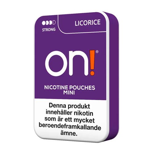 on! on! Licorice Strong 5-pack