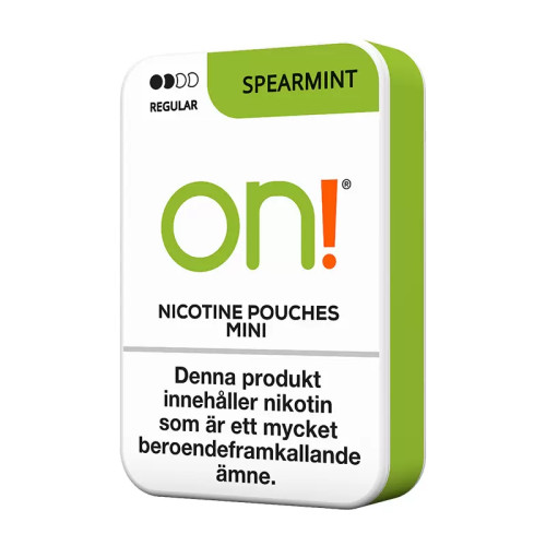 on! on! Spearmint Regular 5-pack