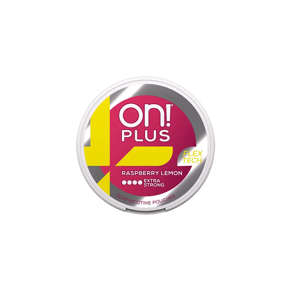 Produktbild för on!PLUS Raspberry Lemon Extra Strong 5-pack