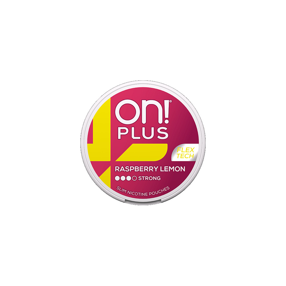 Produktbild för on!PLUS Raspberry Lemon Strong 5-pack