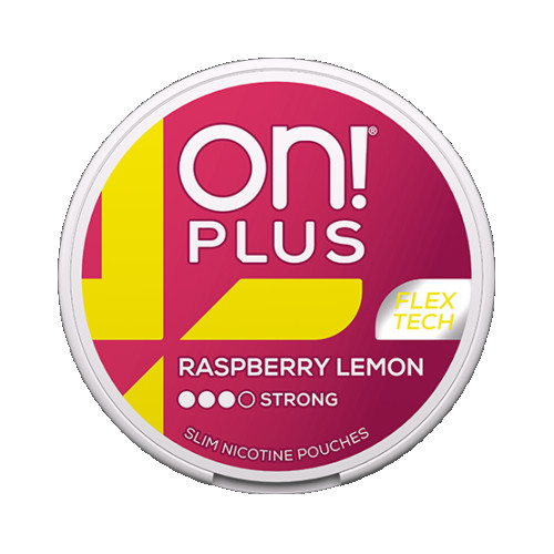 on! on!PLUS Raspberry Lemon Strong 5-pack
