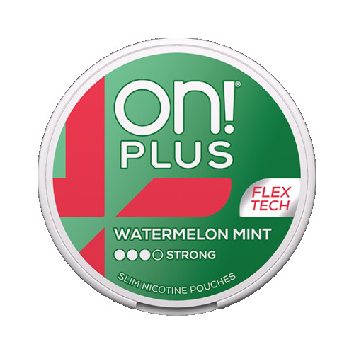 on! on!PLUS Watermelon Mint Strong 5-pack