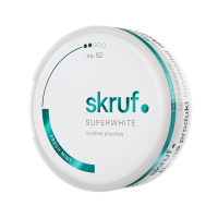 Produktbild för Skruf Superwhite no. 52 Fresh Mint Medium Strength 10-pack